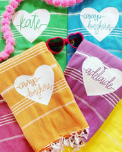 Turkish Towel with Heart