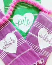 Turkish Towel with Heart