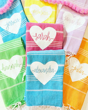Turkish Towel with Heart