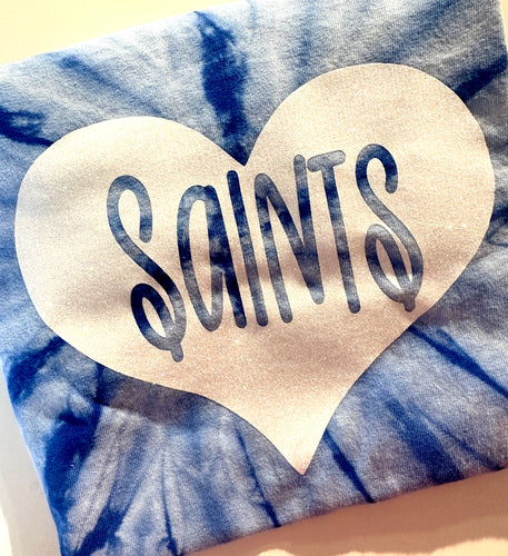 Saints Sparkly Heart