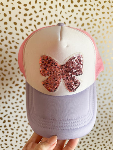 Sparkly bow hat