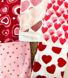 Valentines towels